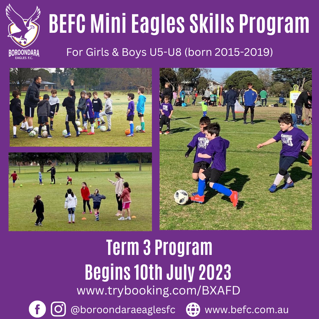 Term 3 Mini Eagles Program - Boroondara Eagles FC